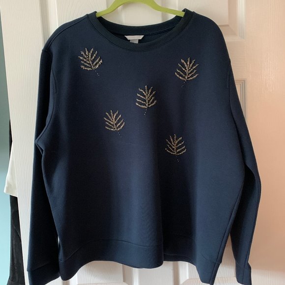 NWT H&M Embellished Sweater - Picture 1 of 4